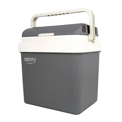 Imagen de Camry CR 8065 Nevera Portátil Eléctrica de Viaje para Coche, Camping, 12V / 220V, Capacidad 21 litros, Refrigera, Mantiene el Calor, Modo Bajo Consumo, Gris