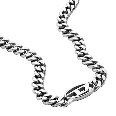 Imagen de Diesel Collar, Hombre, Talla: One Size, Silber