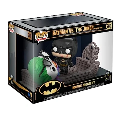 Imagen de Funko Pop! Movie Moment: Batman 80th And Joker (1989) DC Comics Figura de Vinilo Coleccionable Idea Regalo Mercancia Oficial Juguetes para Niños y Adultos