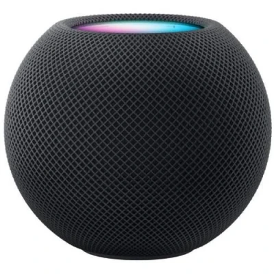 Imagen de Apple HomePod mini (2024), Altavoz inteligente, Siri, 360º, Bluetooth®, WiFi, Tela acústicamente transparente, Negro.