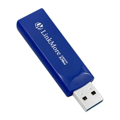 Imagen de LinkMore EJECT32 Unidad Flash USB 3.2 Gen2 de 128 GB, Velocidad Lectura hasta 100 MB/s, Pulgar diseño retráctil
