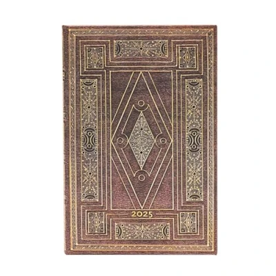 Imagen de First Folio (Shakespeare’s Library) Mini 12 month Horizontal Hardback Dayplanner 2025 (Elastic Band Closure): tydzień na dwóch stronach, zamykany gumkę, papier 100 gsm