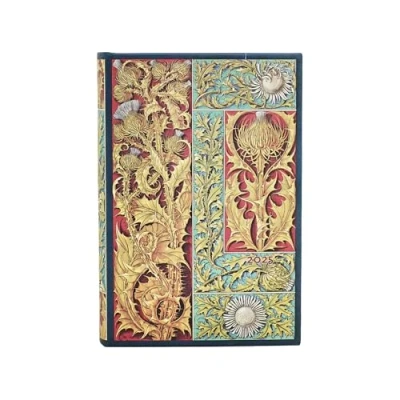 Imagen de Paperblanks Agende 12 Mesi 2025 Cardo Selvatico Mini Giornaliera Chiusura con Fascia Elastica