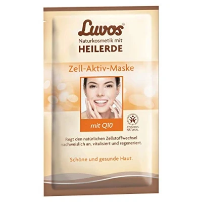 Imagen de Luvos Crema de mascarilla celular activa, cuidado profundo, efecto inmediato, 2 x 7,5 ml