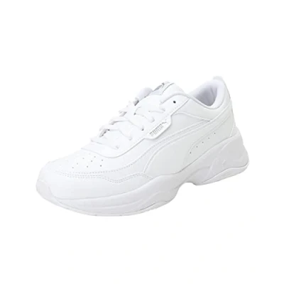 Imagen de Puma Cilia MODE Zapatillas de running neutras, Mujer, Talla: 35.5, White/silver Zapatos