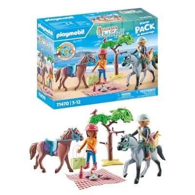 Imagen de PLAYMOBIL 71470 Amélia et Ben avec chevaux