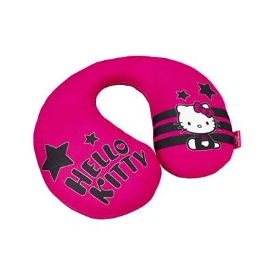 Imagen de Hello Kitty KIT4048 Almohada cervical infantil, para viajes coche y avión