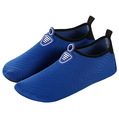 Imagen de AUXDIQ Zapatos de Agua Al Aire Libre Secado Rápido Hombre Mujer Aqua para Buceo en Playa Snorkeling Surf Azul 35/36 EU
