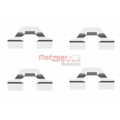 Imagen de METZGER 109 1684 Kit de accesorios, pastillas frenos PEUGEOT: 607 Berlina, 407 Partner II Tepee, CITROËN: C5 III Familiar, Berlingo