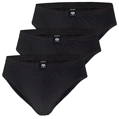 Imagen de Ceceba Calzoncillos Deportivos (3 Unidades) Cierre, Azul (Navy Red 2550), 4XL (Pack de 3) para Hombre