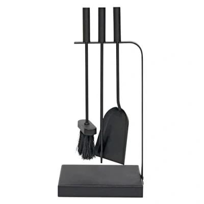 Imagen de JVL Belmont Juego de Herramientas para Cortar Chimenea (Acero, 23 x 15 45 cm, 3 Piezas), Color Negro
