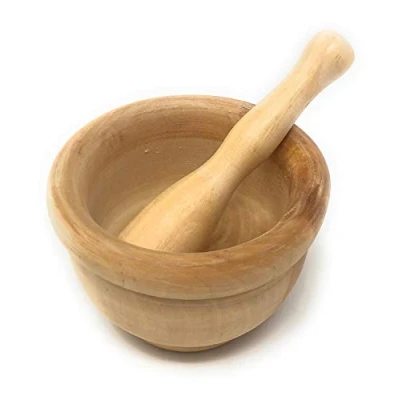 Imagen de ARTEMA Mortero Madera Diámetro 13 Cm con Mortero, 16 Cocina