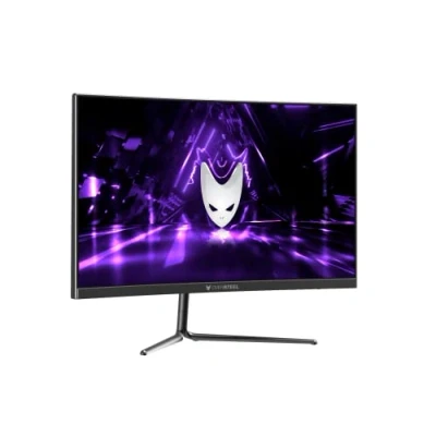 Imagen de Oversteel KRYPTO Monitor Gaming QLED 27&#039;&#039; QHD (2560x1440), Panel VA, 16:9, Curvo R1500, 1ms, 144 Hz, 2x HDMI, Display Port, Negro