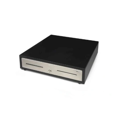 Imagen de Safescan HD 4646S Cajón portamonedas uso intensivo para el efectivo Caja dinero con 5 apartados billetes y 8 monedas conexión RJ 12 46x46x11,5 cm
