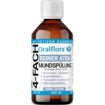 Imagen de Oralflora 1x enjuague bucal altamente eficaz 500ml con dióxido de cloro CDL aliento fresco 24h