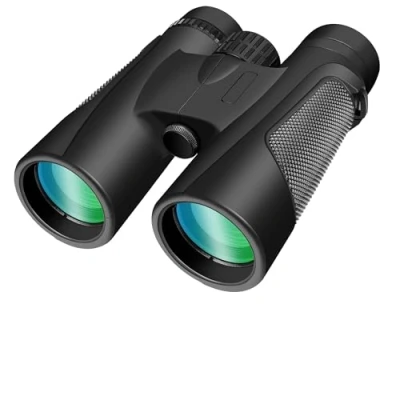 Imagen de 25X60 Prismáticos para Adultos Prismaticos Profesionales Largo Alcance Pequeños y Potentes con Prismas BAK4 Lentes FMC Binoculares de Observación Aves Viajar