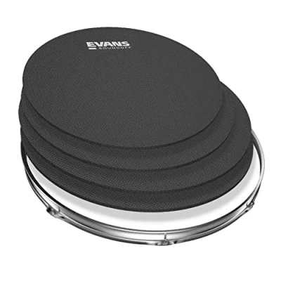 Imagen de Kit de silenciadores para tambor SoundOff Evans, fusión (10, 12, 14, 14 pulgadas/254, 305, 356, 356 mm) (SO 0244)