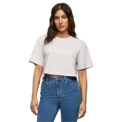 Imagen de Build Your Brand By264 ladies Short Oversized tee Camiseta, Lila Suave, M Mujeres