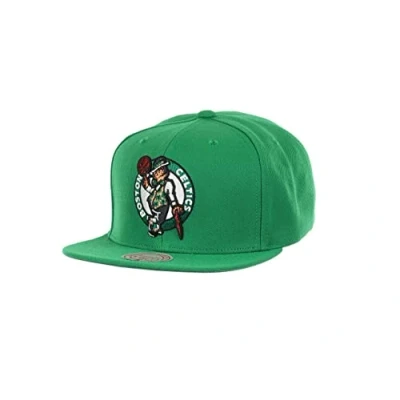 Imagen de Mitchell &amp; Ness Boston Celtics NBA Conference Patch Green Original Fit Snapback Cap One Size