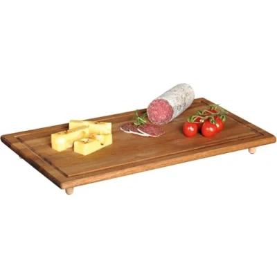 Imagen de Kesper Placa de cocina acacia, 50 x 28 4 cm, bandeja para cortar y servir