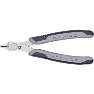 Imagen de Knipex Electronic Super Knips® ESD con fundas multicomponentes 125 mm 78 03