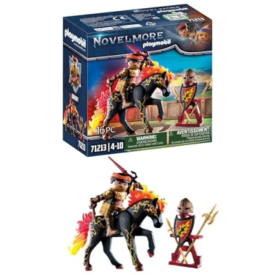 Imagen de PLAYMOBIL Novelmore 71213 Burnham Raiders Caballero de Fuego, Juguete para niños a Partir 4 años