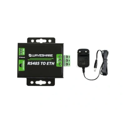 Imagen de Waveshare RS485 to Ethernet Converter M0 Series 32 bit Arm Processor Supports DNS Domain Name Resolution Customized Registration Packets Heartbeat Configurable Via Webpage Get and Post