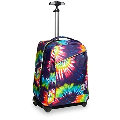 Imagen de Invicta Mochila con ruedas, TIE&amp;DYE, Bolsa ruedas para libros, 2 en 1, Mochila+Trolley, Ecológica, chicos&amp;chicas la escuela, Deporte, Tiempo libre, Funda portátil, estampado