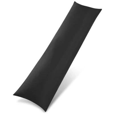 Imagen de Utopia Bedding Almohada Corporal, 40x145 cm para el Embarazo y la Maternidad, Dormir de Lado, Relleno Poliéster Suave (Negro)