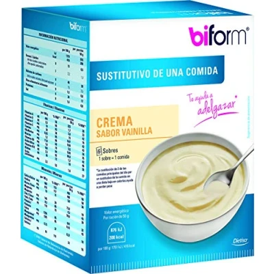 Imagen de Dielisa biform Crema Sabor Vainilla Sustitutiva de Comidas para el Control del Peso, Cada Unidad Aporta 205 Kcal 6 x 50 g (300 g)