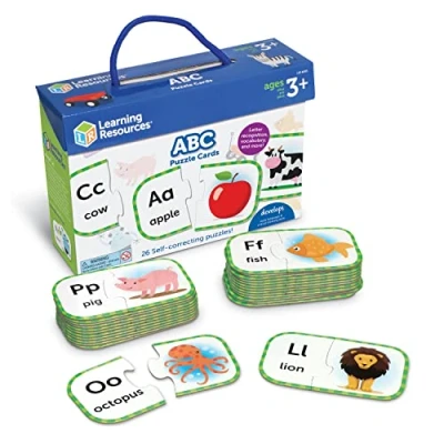 Imagen de Learning Resources Puzles del abecedario ABC , preparación preescolar, autocorrección, niños, de 3+ años