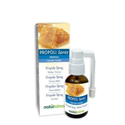 Imagen de Propóleo Spray (Propolis) resina Tintura Madre alcohólica NATURALMA Extracto líquido 30 ml Complemento alimenticio