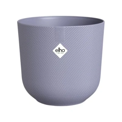 Imagen de elho Jazz Round Jarrón para flores (30 cm, 100% plástico reciclado, estructura única), color lila/lavanda
