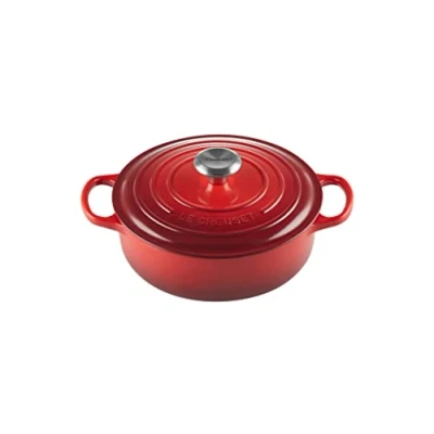 Imagen de Le Creuset Rustidera de Hierro Fundido, 24 cm, 3.1 L, Cereza, 21179240602430
