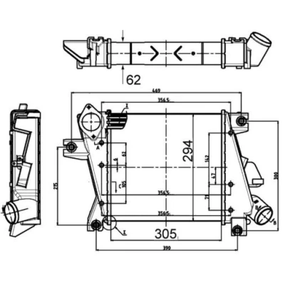 Imagen de MAHLE ORIGINAL CI 508 000S Intercooler NISSAN: X Trail