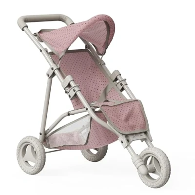 Imagen de Cochecito de Muñecas Juegete Carrito Bebé Rosa Olivias World OL 00002