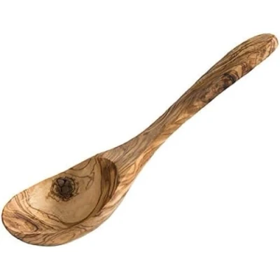 Imagen de cuchara APS &quot;Olive&quot; de madera olivo sostenible, madera, servir, 26,5 x 9,5 cm