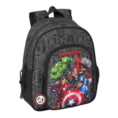 Imagen de Safta AVENGERS VENDETTA Mochila Escolar Infantil, Ideal para Niños de Diferentes Edades, Cómoda y Versátil, Calidad Resistencia, 27x10x33 cm
