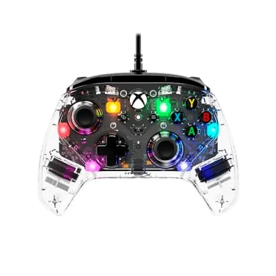Imagen de HyperX Clutch Gladiate RGB Mando con Cable para Xbox One, Series XS, Windows 10/11, Joystick, Gamepad, Motores de vibración Dual,