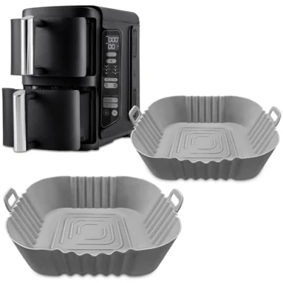 Imagen de forros de silicona para freidora aire Ninja Double Stack 7.6L SL300UK: dobles SL300UK, accesorios FryEasy