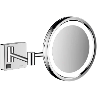 Imagen de Hansgrohe LED Espejo de Afeitar AddStoris, 41790, Color: Cromado 41790000