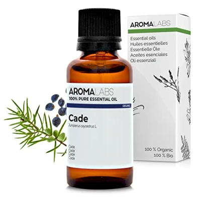 Imagen de BIO Aceite Esencial CADE 30mL 100% Puro, Natural, Quimiotipado y Certificado AB AROMA LABS (Marca Francesa)