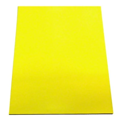 Imagen de Magflex® A4 Hoja Magnética de Amarillo Mate Flexible Para Crear Obras Arte Magnéticas, Letreros O Pantallas