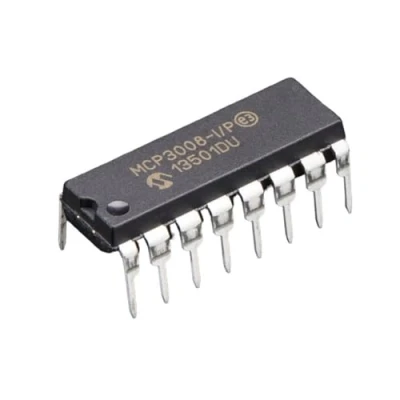 Imagen de Adafruit MCP3008 Convertidor de señal analógica a Digital 8 Canales, Interfaz SPI