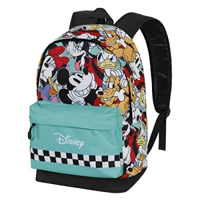 Imagen de Disney Mickey Mouse Squares Mochila HS FAN 2.0, Azul, 30 x 41 cm, Capacidad 22 L