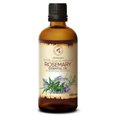 Imagen de Aceite de Romero 100ml Rosmarinus Officinalis España 100% Puro y Natural Mejor para Aromaterapia Baño Aroma Difusor Fragancia Hogar Rosemary Essential Oil