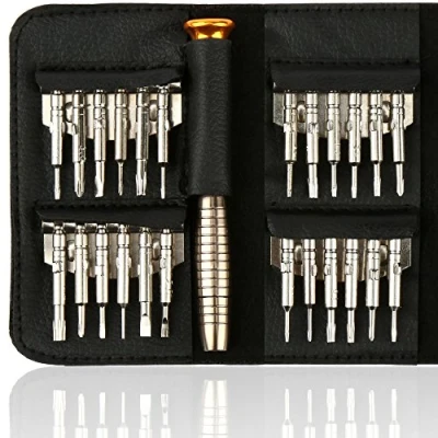 Imagen de H&amp;S Kit Destornilladores de Precisión Mini Destornillador Precision para Gafas, Reloj u Ordenador Portátil Juego Reparación Pequeño y Compacto