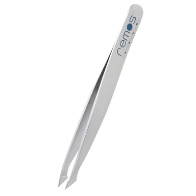 Imagen de REMOS Pinzas combi acero inoxidable [INOX] 9,5 cm 2en1 para astillas y pelos en satén