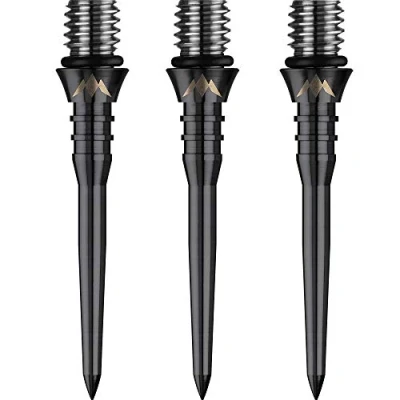 Imagen de Mission Titan Pro Titanium Conversion Dart Points, Suave al Acero, Black Grooved, 26 mm
