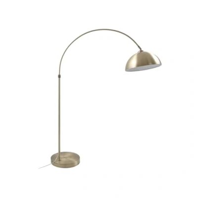 Imagen de lámpara de pie &#039;Lennart&#039; (Moderno) en Bronce hecho Metal e.o. para Salón &amp; Comedor (1 llama, E27) Lindby arco,